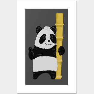 PANDA AND BAMBOO Posters and Art